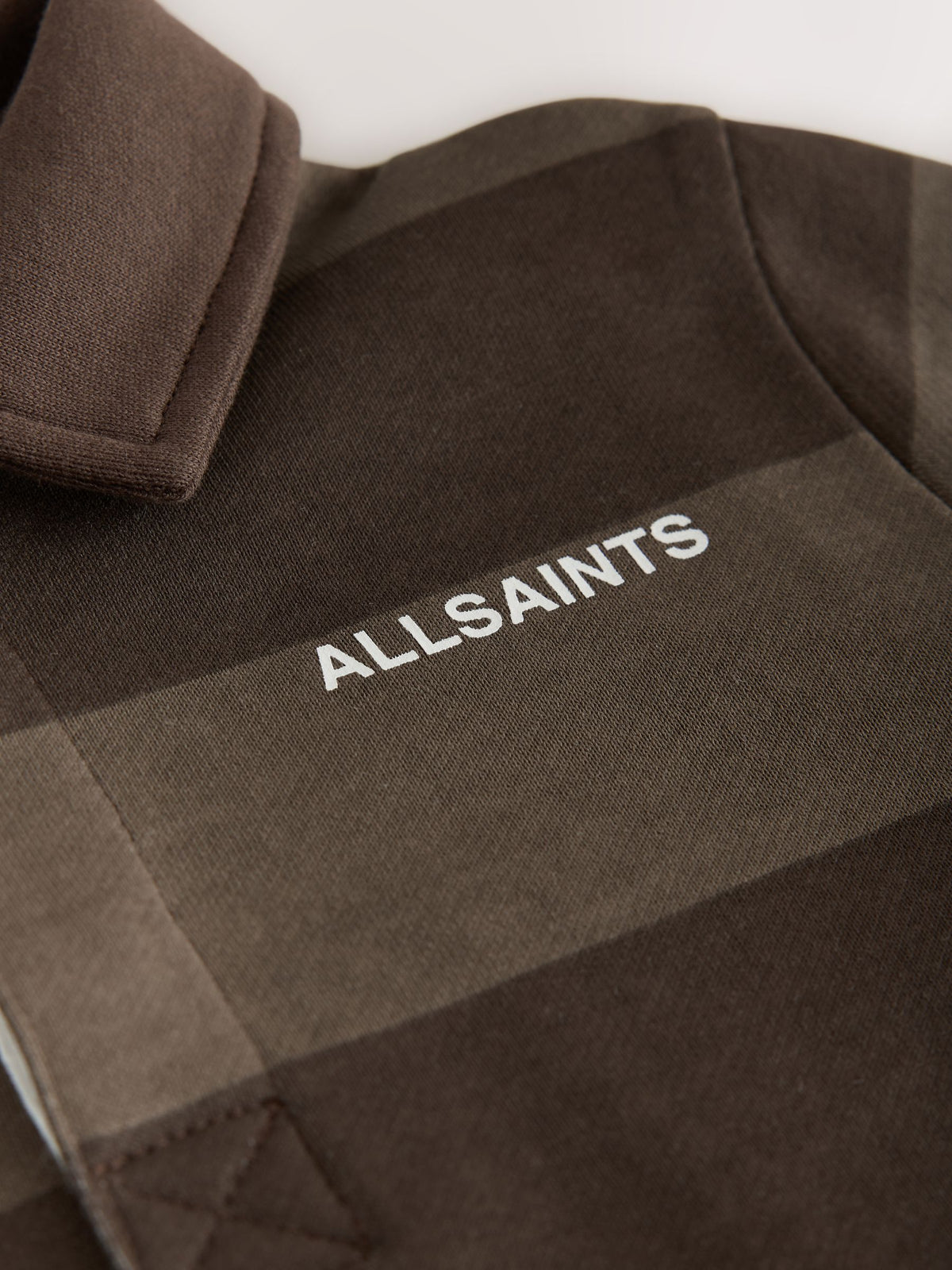 smALLSAINTS Brown Striped Rugby Top And Joggers Set