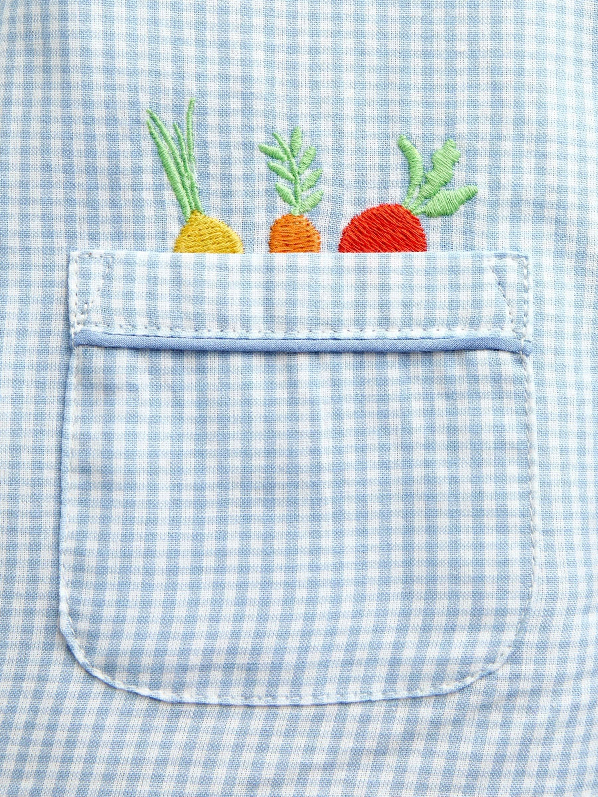 JoJo Maman Bébé Blue Peter Rabbit Gingham Woven Pyjamas