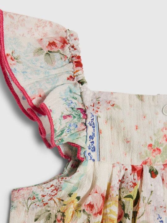 River Island Pink Cabbages & Roses Patchwork Bloomers Set