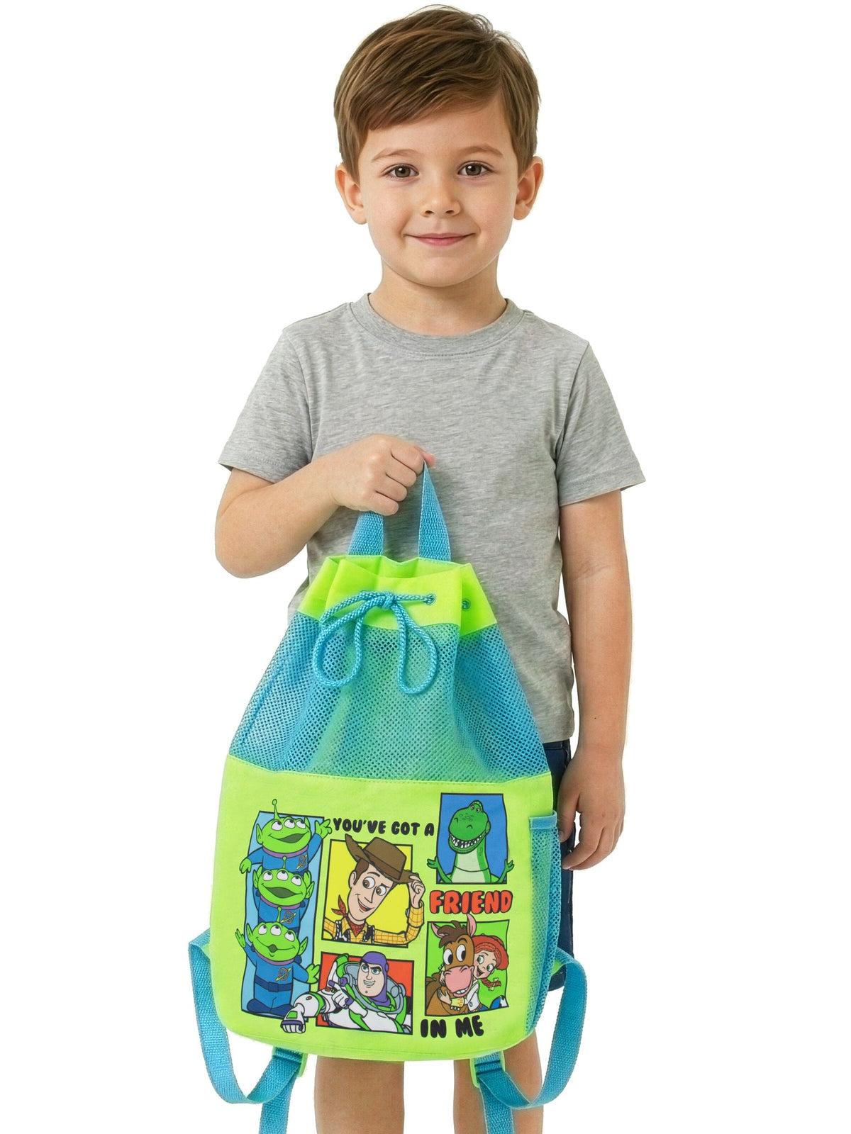 Character Green Disney Toy Story Swim Bag Buzz Lightyear And Woody