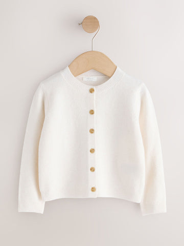 Ecru Knit Cardigan (3mths-7yrs)