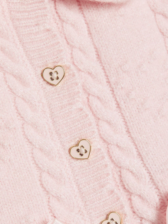 River Island Pink Peplum Cardigan & Leggings Set