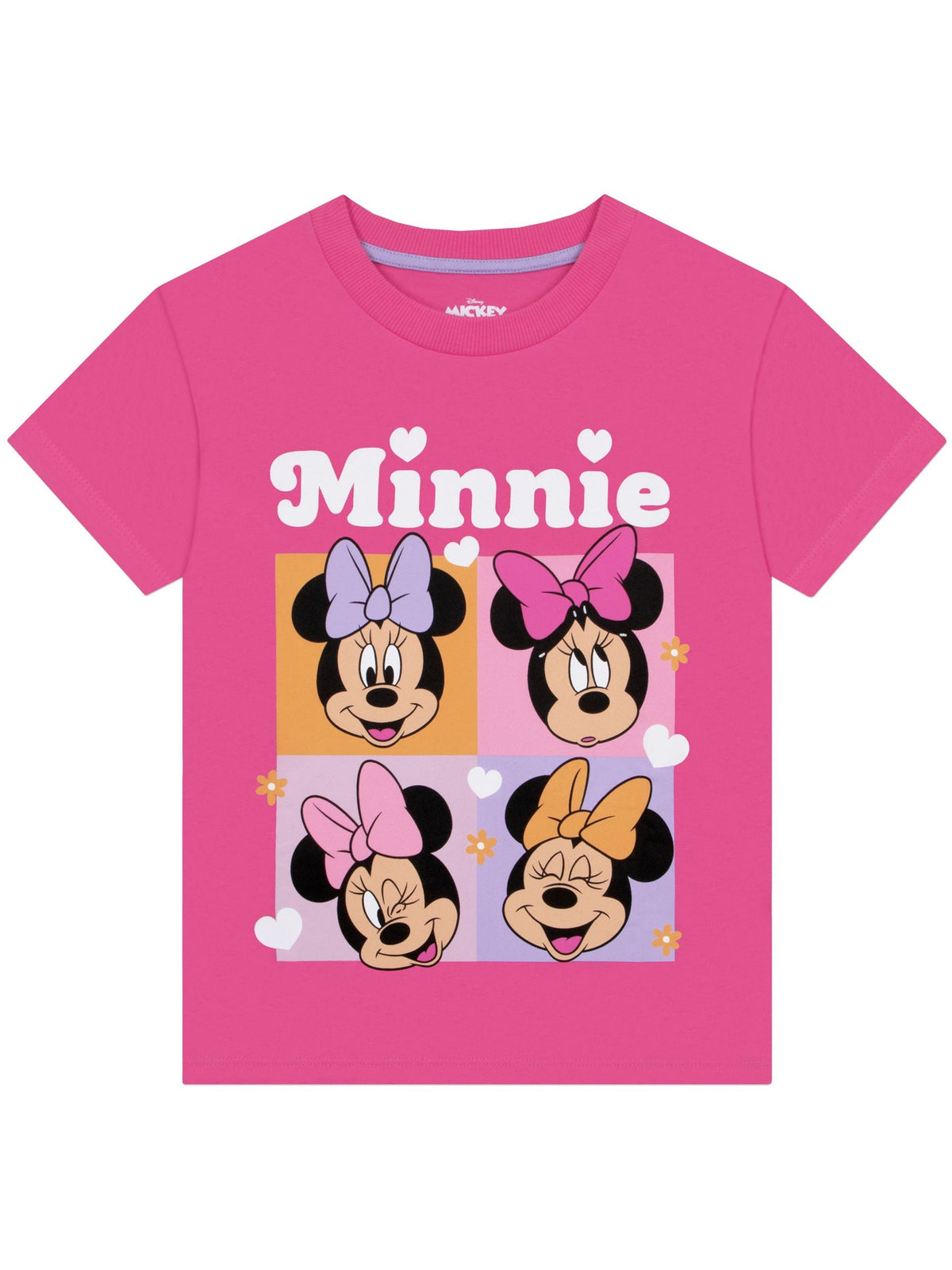 Character Pink Disney Minnie Mouse T-Shirts 3 Pack