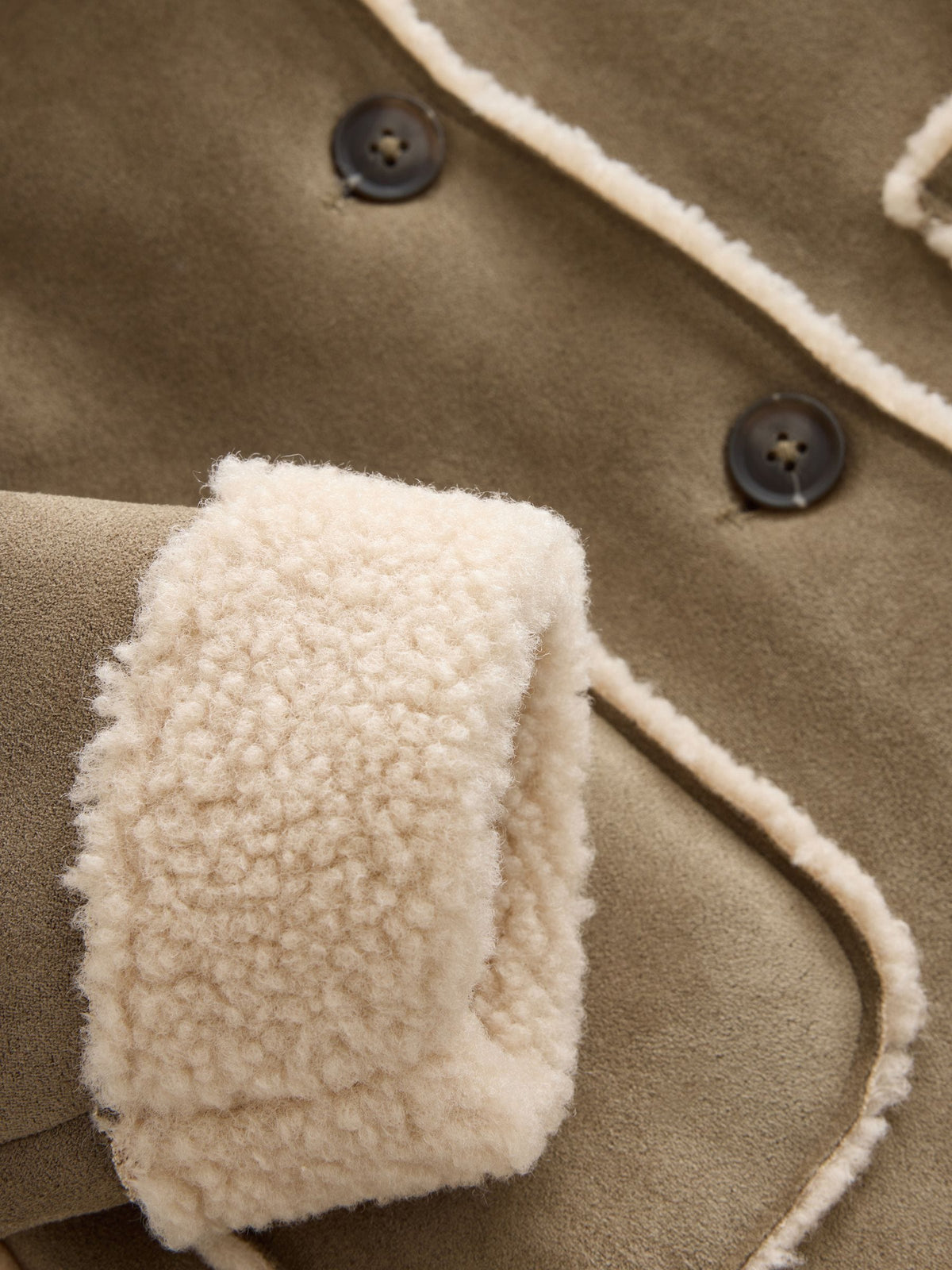 Tan Brown Faux Suede Coat (12mths-7yrs)