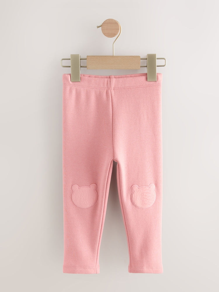 Pink Cosy Fleece Lined Leggings