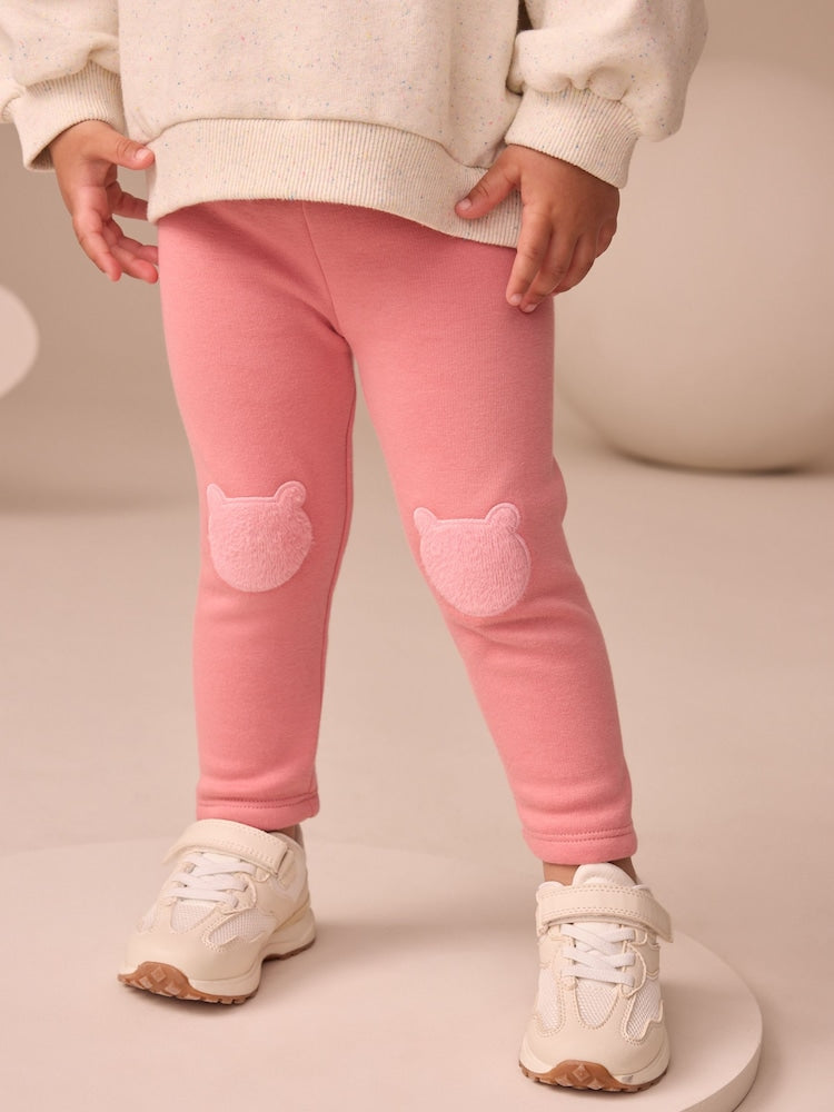 Pink Cosy Fleece Lined Leggings