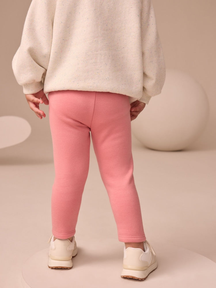 Pink Cosy Fleece Lined Leggings